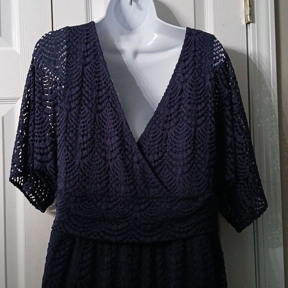 Lilly Pulitzer Navy Blue Parigi Skort Romper Size XL NWOT - Picture 6 of 8